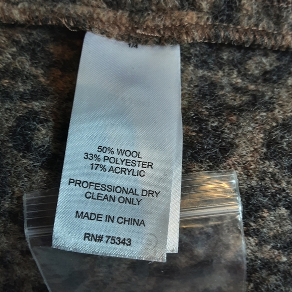 Exclusive Clements Ribeiro Portobello Leopard Print Pea Coat - Picture 5 of 6